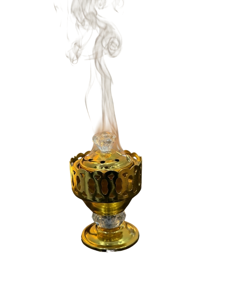 Gold Bakhoor Burner Only