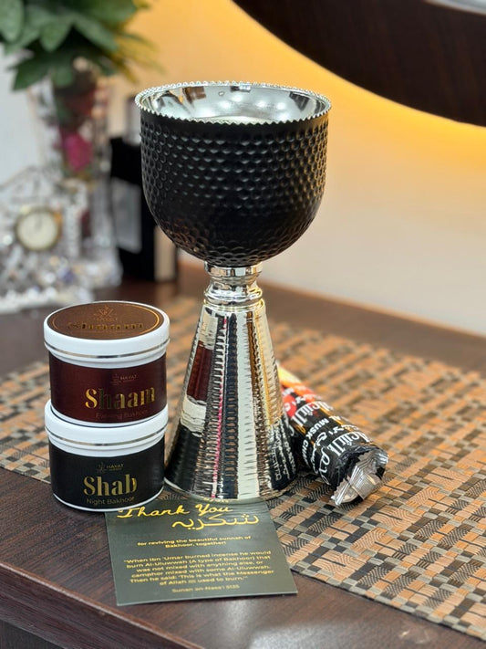 Royal Burner Set with 2 Premium Bakhoors + Coals